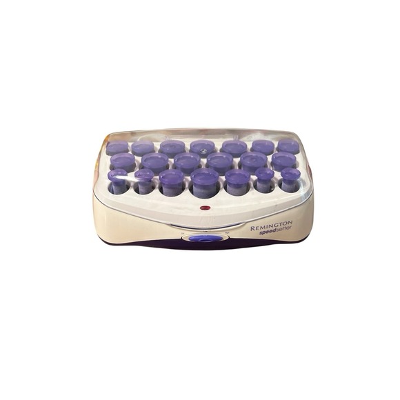 Remington Other - REMINGTON H2001 Speed Setter 20 Purple HOT ROLLERS CURLERS - No Clips Velvet